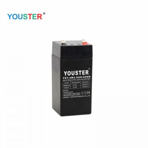 Fabricant de batterie OEM Batterie d\'acide plomb 4v4AH pour le système d\'échelle de pondération