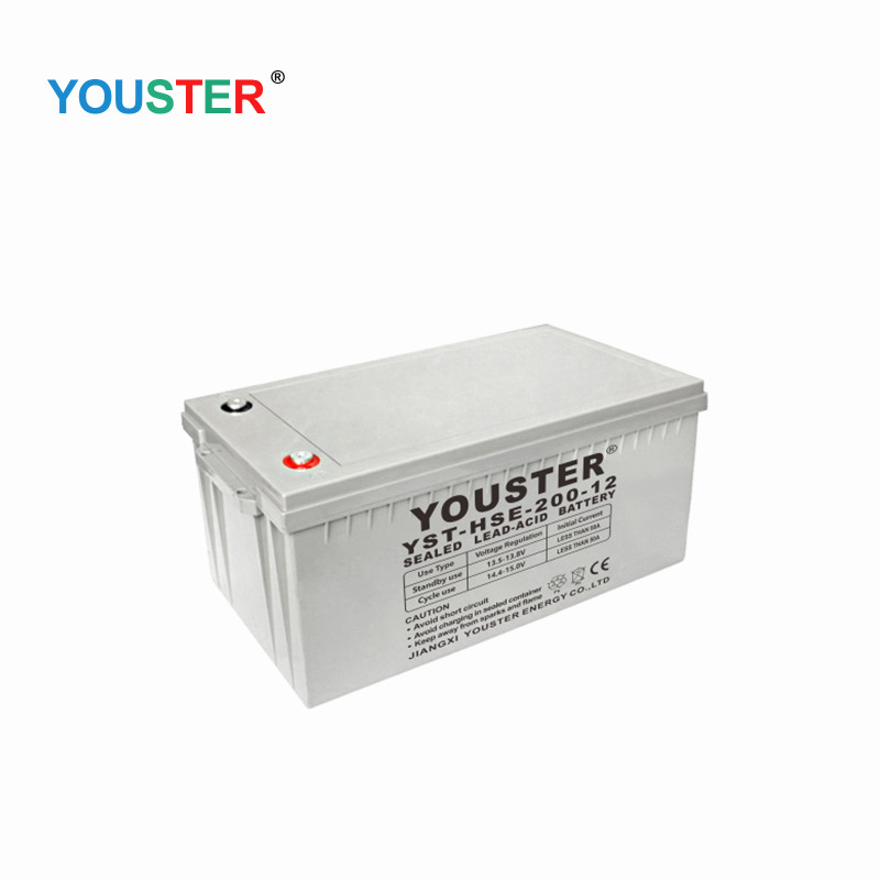 Batterie rechargeable à cycle profond 12v200ah batterie de remplacement au plomb et à l\'acide